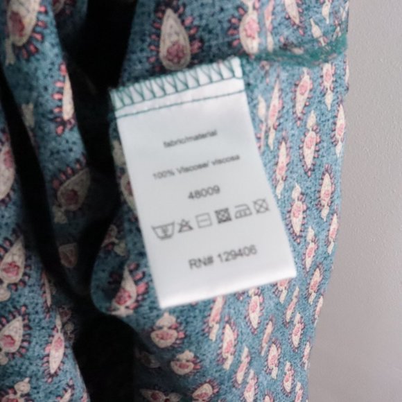 Lascana for Venus Women's L Ethnic Boho Long Sleeve Babydoll Blouse Top - Picture 8 of 8